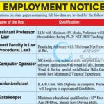 Sopore Law College SLC Guest Faculty job opportunities 2026