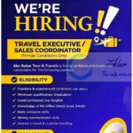 Abu Bakar Tour and Travels ABTT Srinagar Travel Executive and Sales Coordinator job opportunities 2026