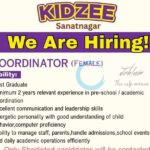 Kidzee Sanatnagar Academic Coordinator job opportunities 2026