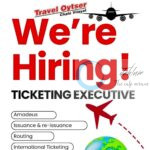 Travel Oytser TO International Ticketing Executive job opportunities 2026
