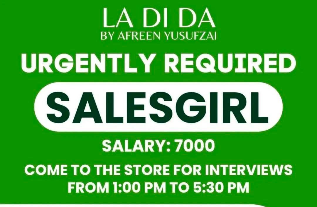 La Di Da by Afreen Yusufzai LDD Srinagar Salesgirl Job opportunities 2026 1 La Di Da by Afreen Yusufzai LDD Srinagar Salesgirl Job opportunities 2026