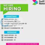 Swift Homes srinagar/anantanag staff job opportunities 2026