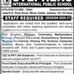 Stephens International Public School SIPS Jammu PGT TGT PRT Jobs Vacancies Opportunity 2026