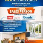 NEXTGEN CONSTRUCTIONS SANGRAMA SOPORE SALES PERSON JOB OPPORTUNITIES 2026