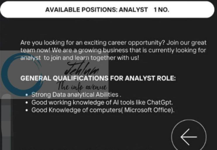 HM Tour and Travels srinagar analyst job opportunities 2026