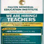 Falcon Memorial Education Institute Nowgam HPD Teachers job opportunities 2026