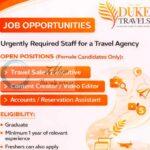 Duke Kashmir Travels Srinagar Sales Executive/Content Creator/Accounts job opportunities 2026