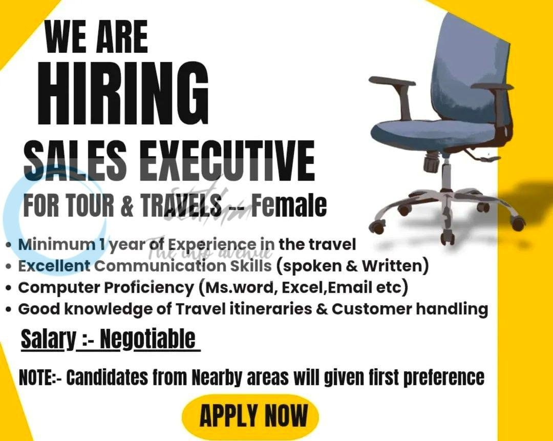 Brown Chinar Sales Executive Job opportunities 2026