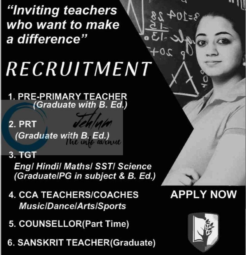 Springdales School Jammu faculty job opportunities 2026