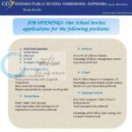 GD Goenka Public School Handwara teaching job opportunities 2026
