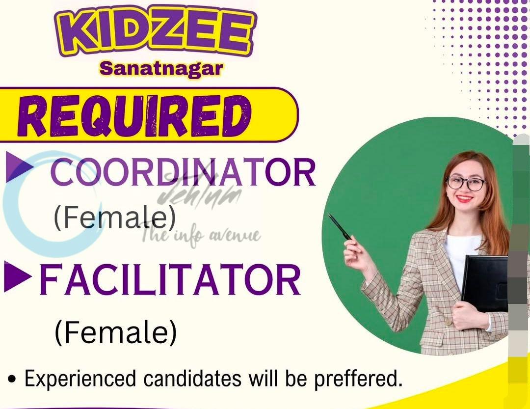 Kidzee Sanatnagar Coordinator and Facilitator Job opportunities 2026