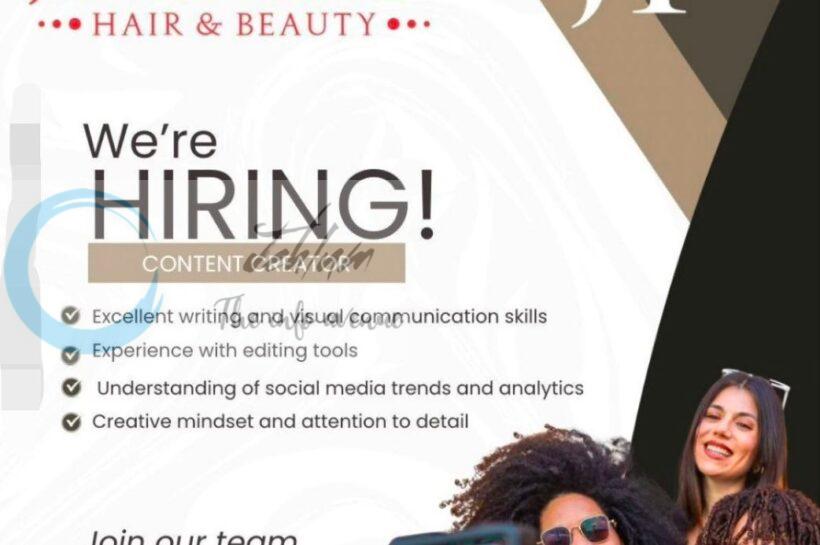 Jawed Habib Hair and Beauty srinagar content creator job opportunities 2026