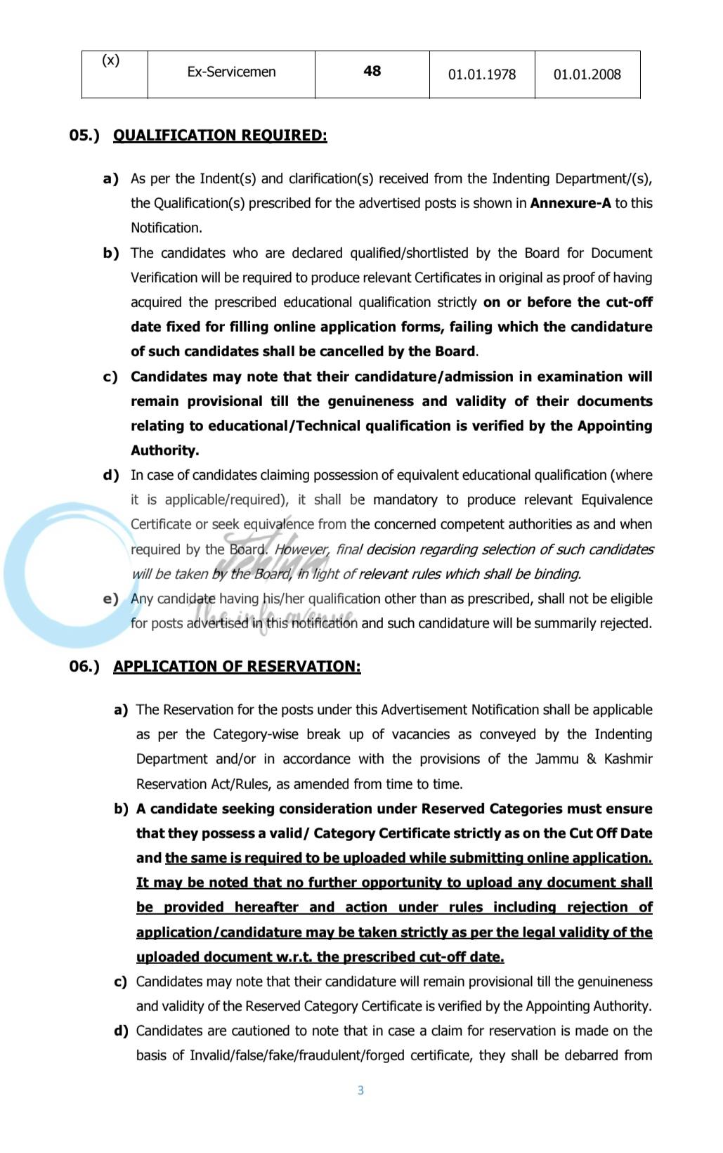 Jammu and Kashmir Services Selection Board JKSSB Srinagar Health and Medical Education Department Jobs Advertisement Notice 01 of 2026