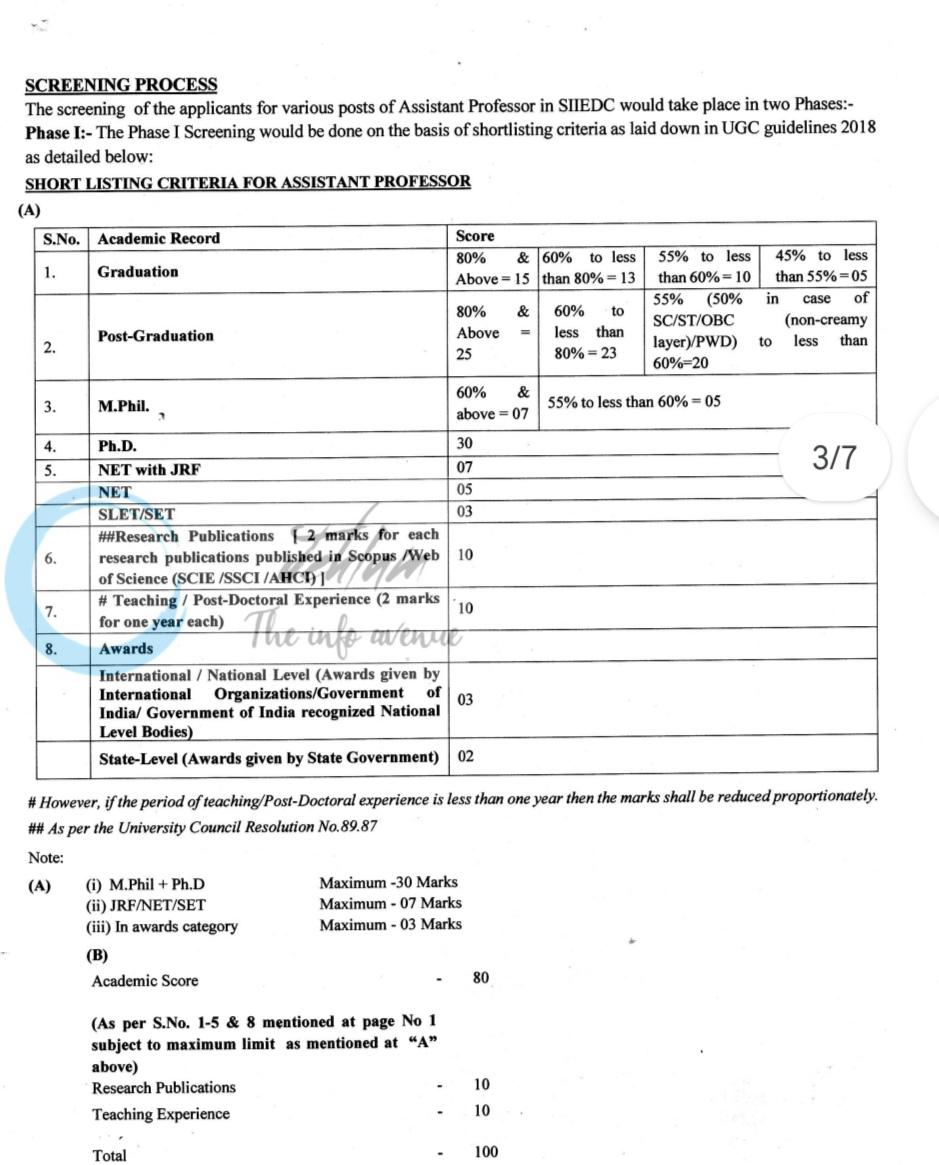Jammu University Skill Incubation Innovation Entrepreneurship Development Centre SIIEDC Assistant Professor/Associate Professor job opportunities 2026