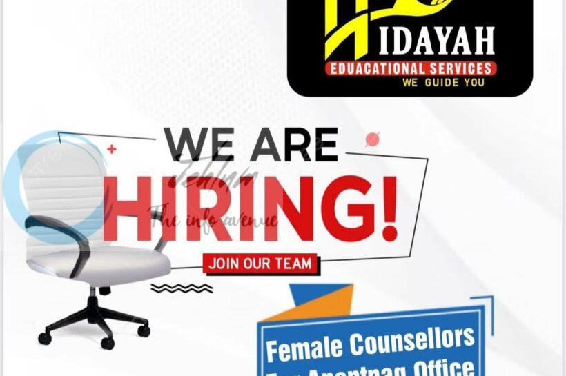 Hidayah Educational Services HES Anantnag Counsellors job opportunities 2026