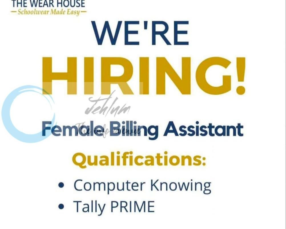 The Wear House Baramulla Female Billing Assistant job opportunities 2026