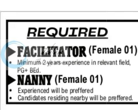 Kidzee Sanatnagar Srinagar Facilitator/Nanny job opportunities 2026