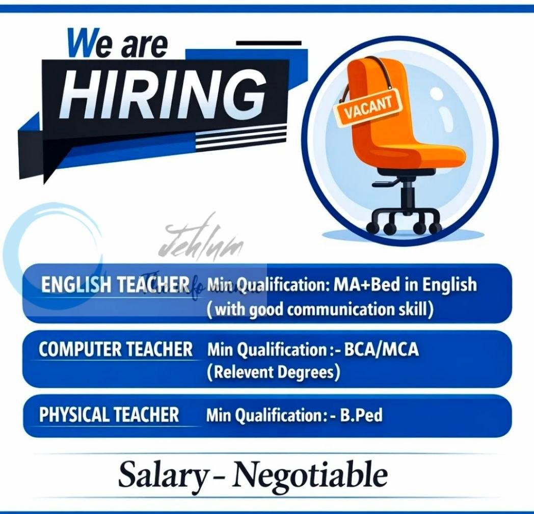 Usmania Model High School UMHS Srinagar teaching job opportunities 2026