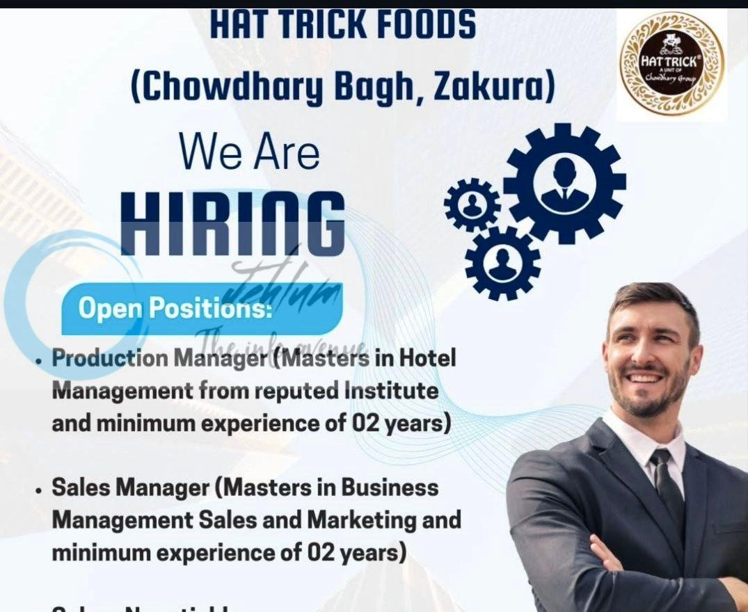 HAT TRICK FOODS HTF ZAKURA PRODUCTION MANAGER/SALES MANAGER job opportunities 2026