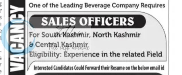 Tetra packs srinagar sales officer job opportunities 2026