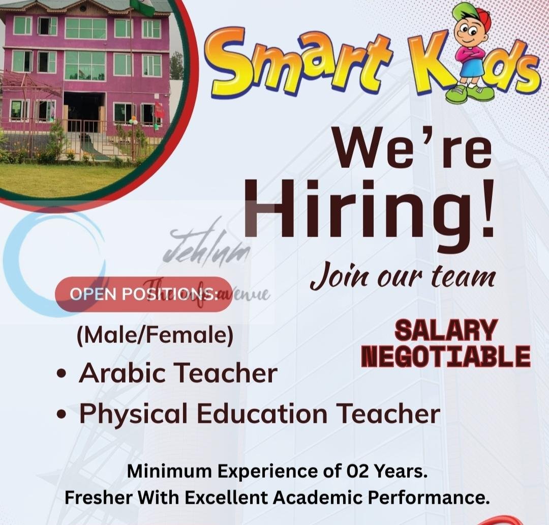 Smart Kids Anantnag Teaching Jobs Vacancies 2026 1 Smart Kids Anantnag Teaching Jobs Vacancies 2026