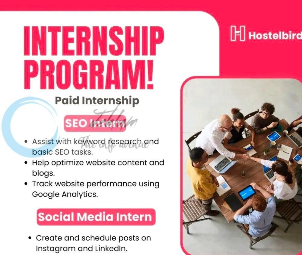 Hostelbird SEO Intern Social Media Intern Munawarabad Srinagar job opportunities 2026 1 Hostelbird SEO Intern Social Media Intern Munawarabad Srinagar job opportunities 2026