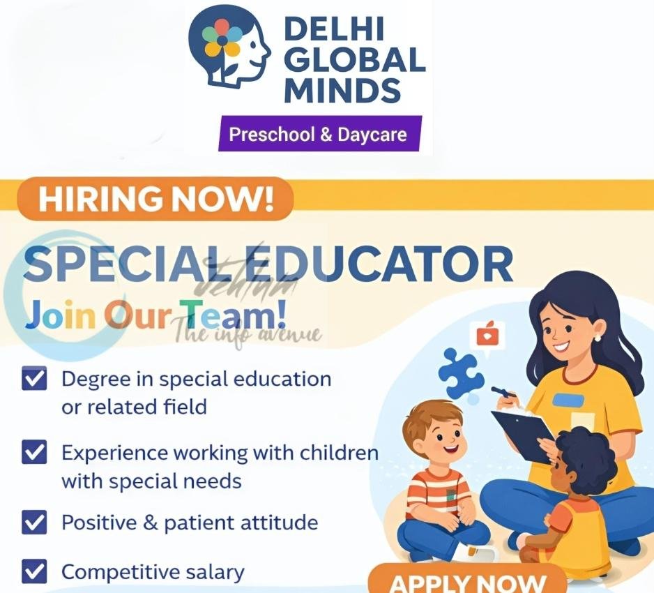 Delhi Global Minds Preschool & Daycare Srinagar Special Educator Jobs Vacancies 2026