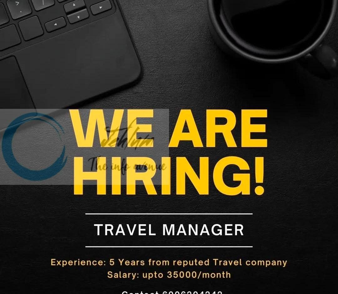 Tripmore Muniwarabad Travel Manager job opportunities 2026