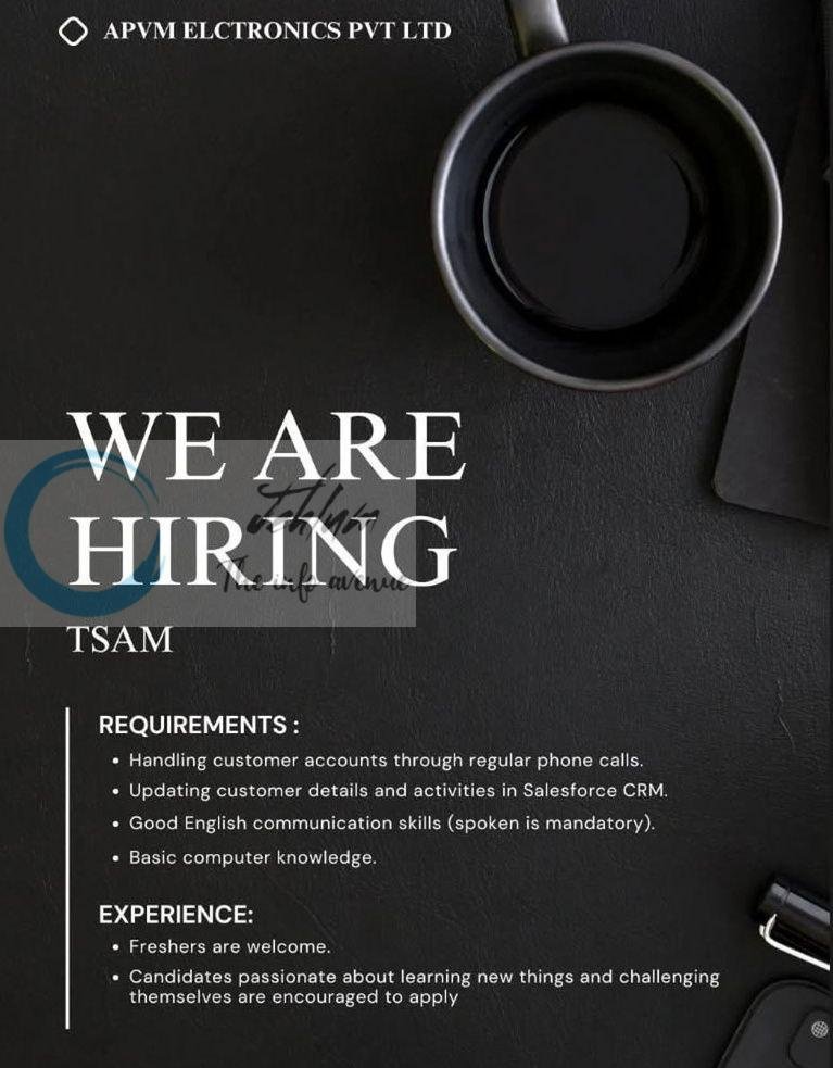 APVM ELCTRONICS PVT LTD TSAM Humhama TSAM 2026