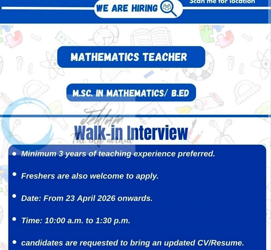 Linton Hall School LHS Srinagar Mathematics Teacher job opportunities 2026