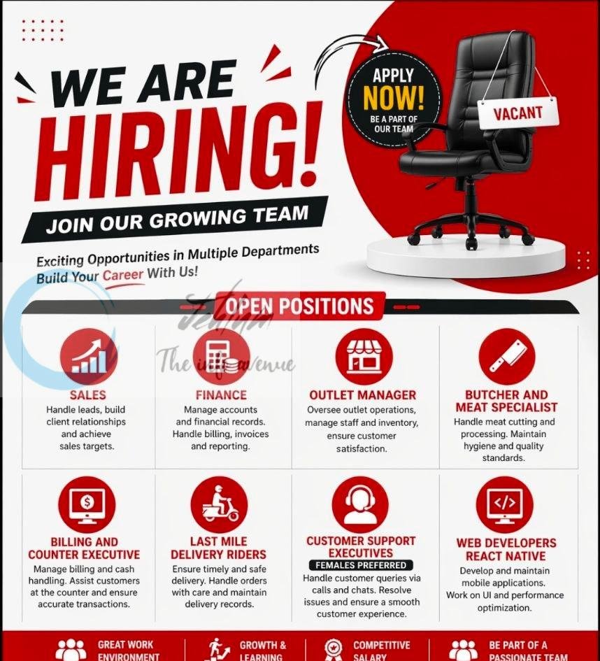 Halal Nation Rajbagh Srinagar Sales Finance Outlet Manager job opportunities 2026