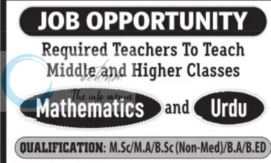Public High School Srinagar Teachers job opportunities 2026
