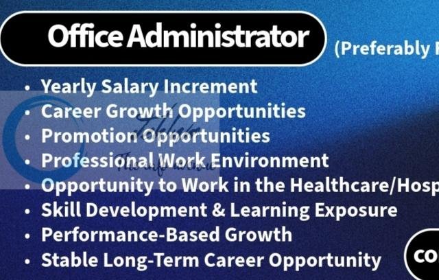 Curewell Hospital Srinagar Office Administrator Job Notification 2026