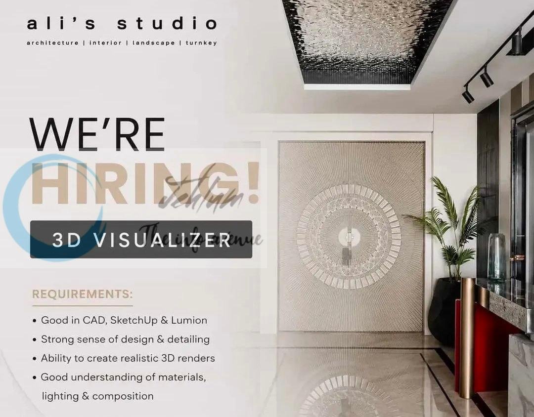 Alis Studio srinagar 3D Visualizer Job opportunities 2026