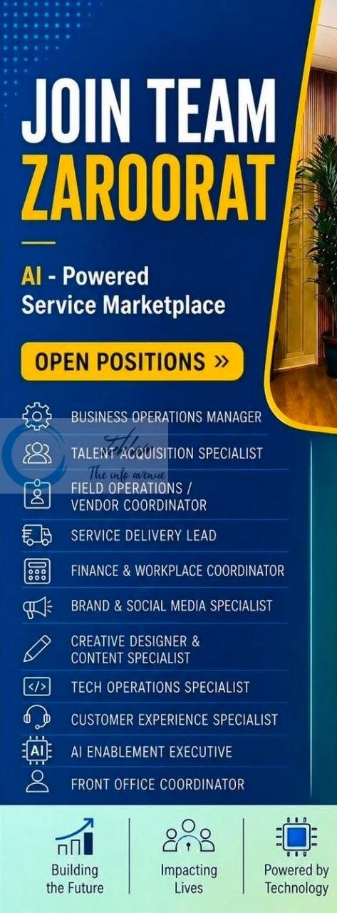 Zaroorat Srinagar faculty job opportunities 2026