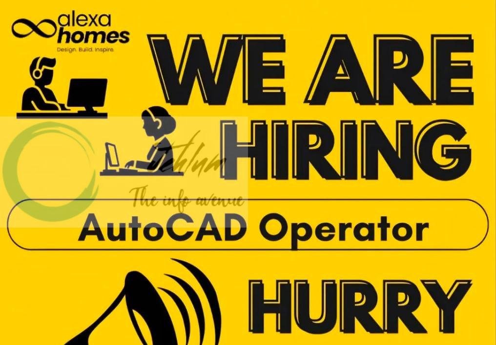 Alexa Homes srinagar AutoCAD Operator job opportunities 2026