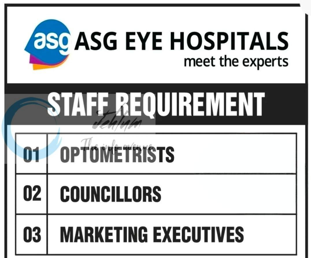 ASG Eye Hospitals srinagar faculty job opportunities 2026