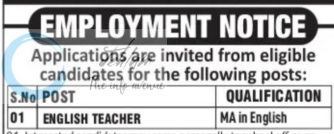 The Legends School of Education Srinagar teaching job opportunities 2026
