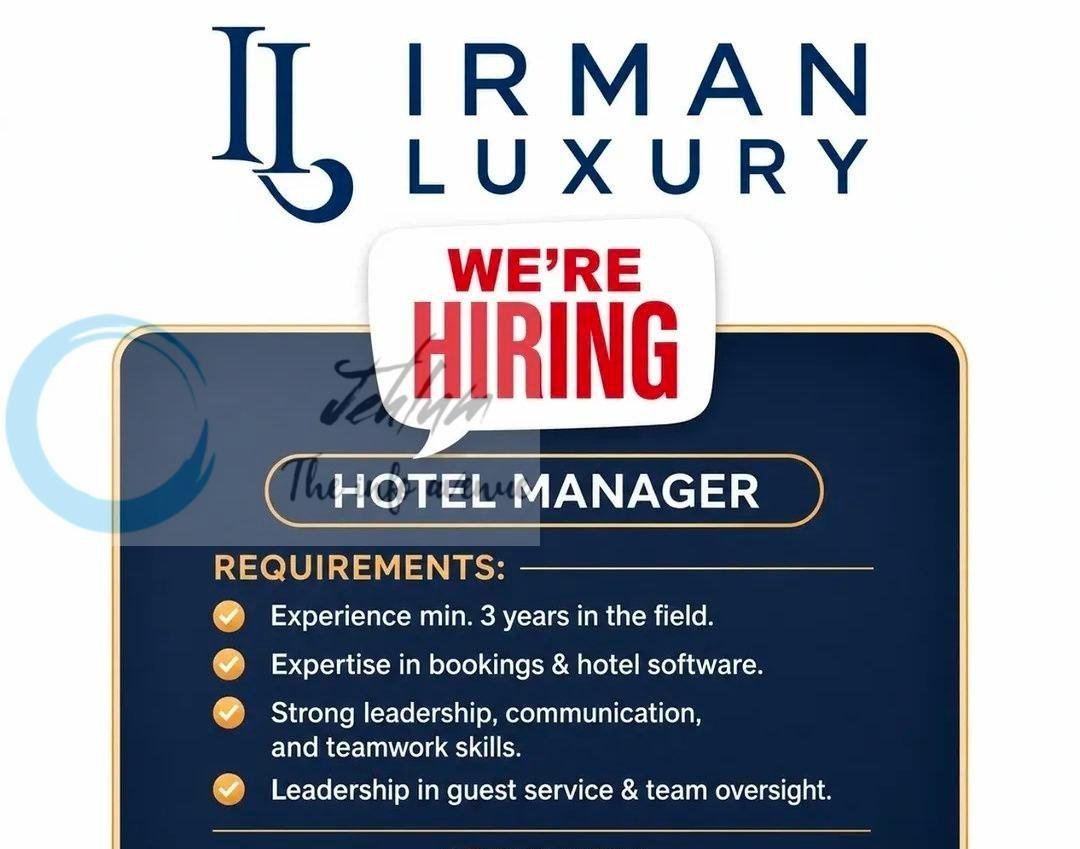 Irman Luxury Srinagar Hotel Manager Hospitality job opportunities 2026 1 Irman Luxury Srinagar Hotel Manager Hospitality job opportunities 2026