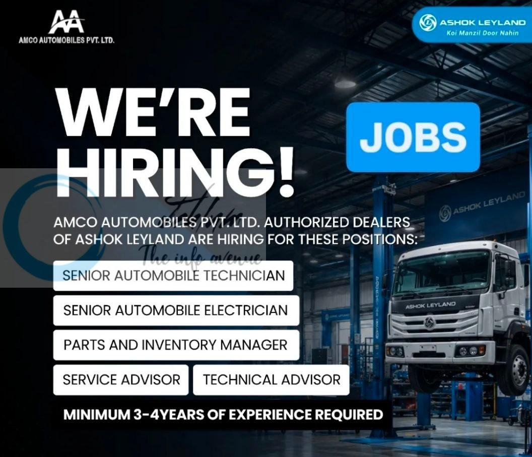 AMCO Automobiles Pvt Ltd Panta Chowk SRG office staff job opportunities 2026
