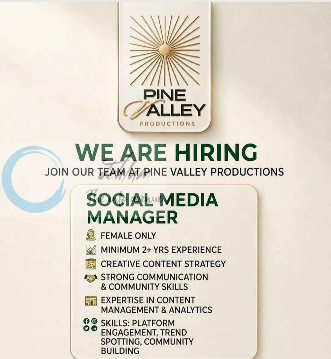 Pine Valley Productions PVP Srinagar Social Media Manager job opportunities 2026 1 Pine Valley Productions PVP Srinagar Social Media Manager job opportunities 2026