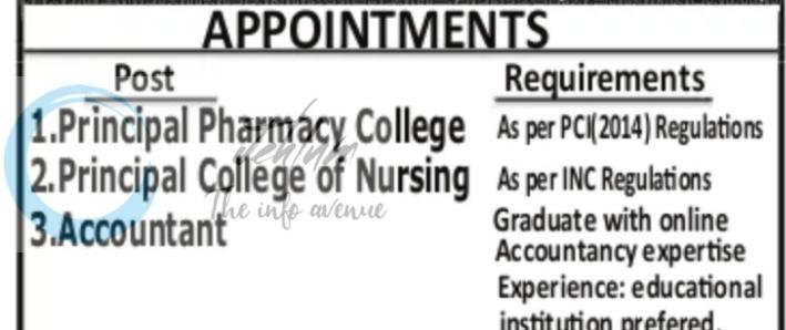 MADR-E-MEHARBAN CAMPUS OF HEALTH SCIENCES Jammu faculty job opportunities 2026