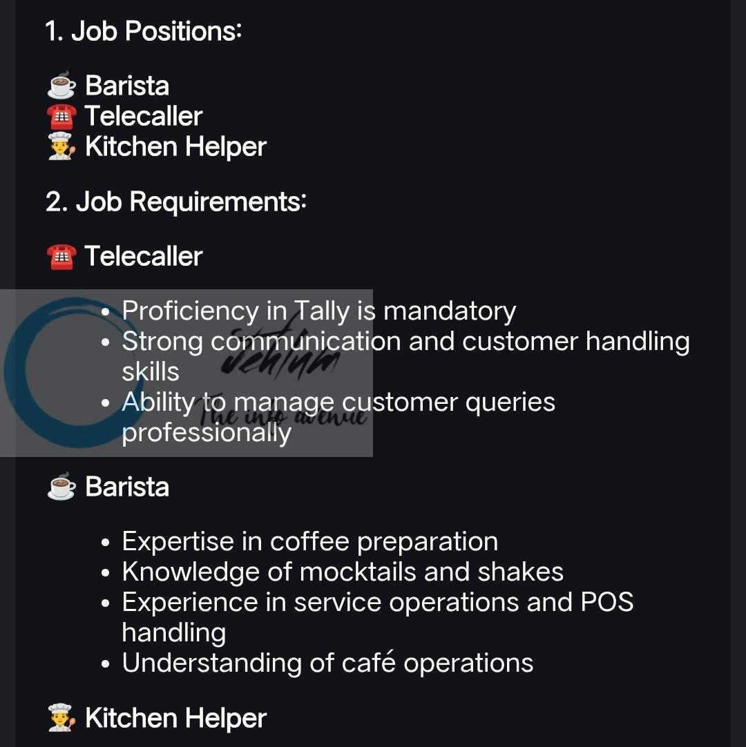 Black Bear Brew Barista Srinagar Jobs Opportunities 2026