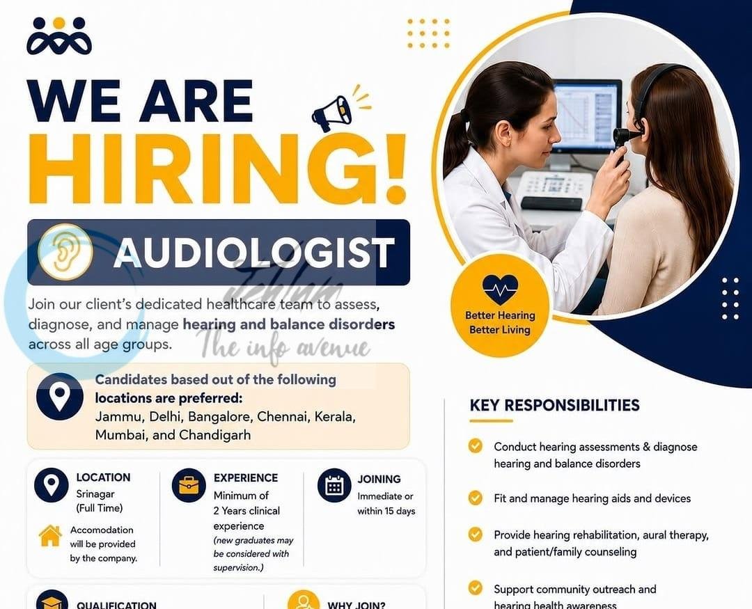 Mount Dev Solutions MDS Srinagar Audiologist job opportunities 2026 1 Mount Dev Solutions MDS Srinagar Audiologist job opportunities 2026