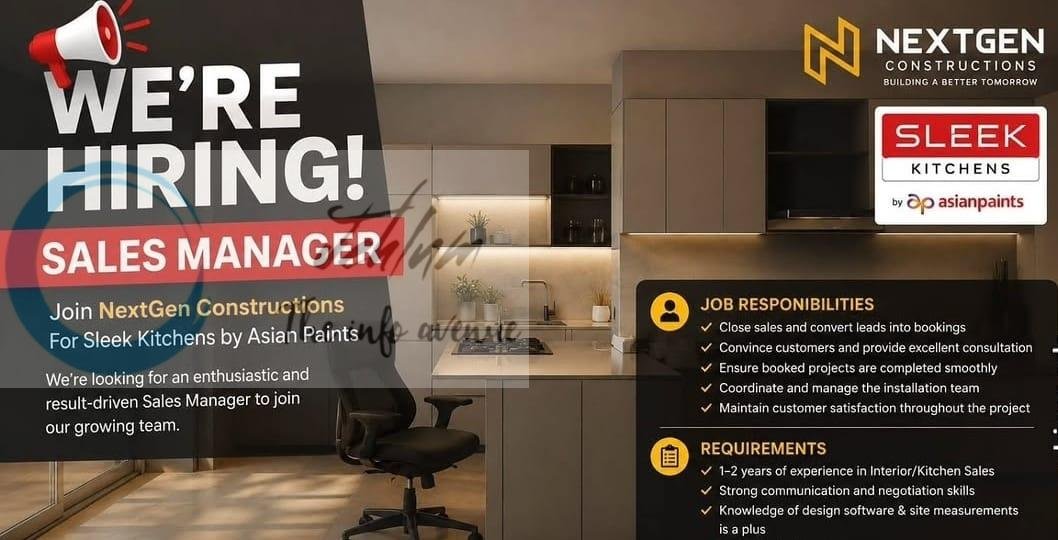 NextGen Constructions NC Sopore Sales Manager job opportunities 2026 1 NextGen Constructions NC Sopore Sales Manager job opportunities 2026