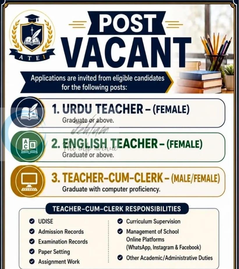 Abu Turab Educational Institute ATEI Srinagar teaching job opportunities notice R-29252 1 Abu Turab Educational Institute ATEI Srinagar teaching job opportunities notice R-29252