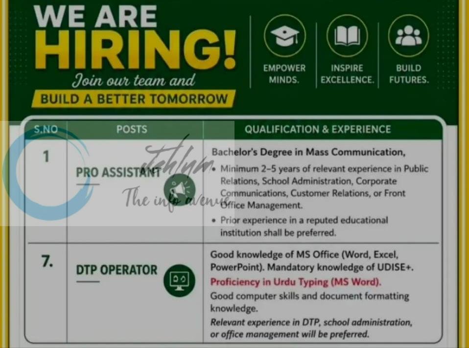 International Delhi Public School zakura staff job opportunities 2026 1 International Delhi Public School zakura staff job opportunities 2026