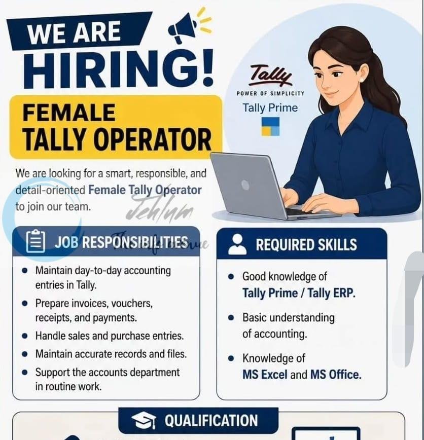 Al Aziz Foods srinagar Tally Operator job opportunities 2026 1 Al Aziz Foods srinagar Tally Operator job opportunities 2026