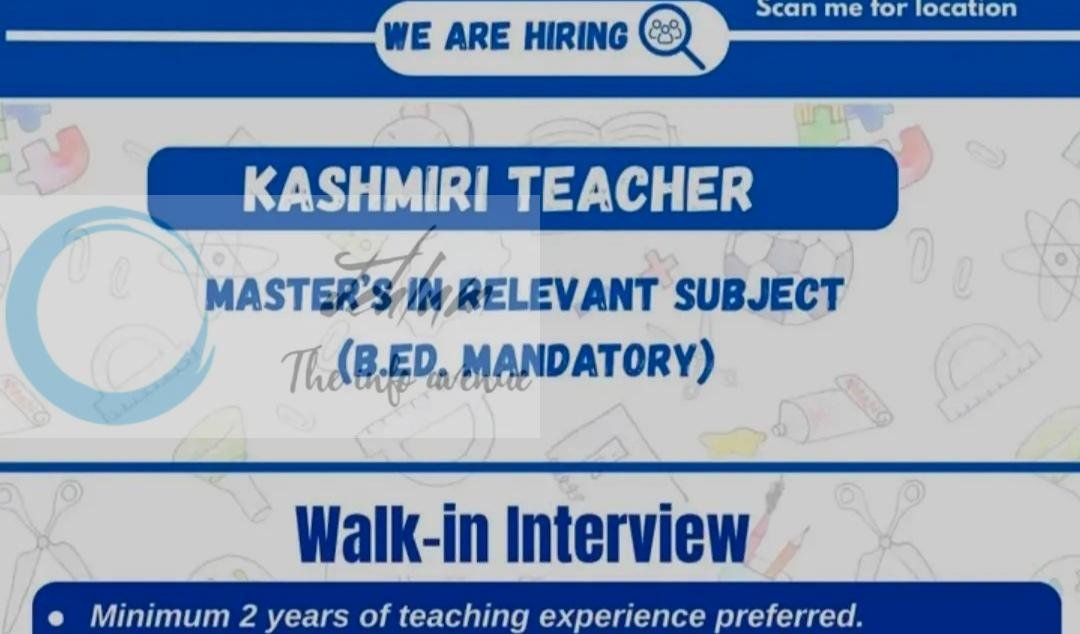 Linton Hall School Rajbagh Srinagar teaching job opportunities 2026 1 Linton Hall School Rajbagh Srinagar teaching job opportunities 2026