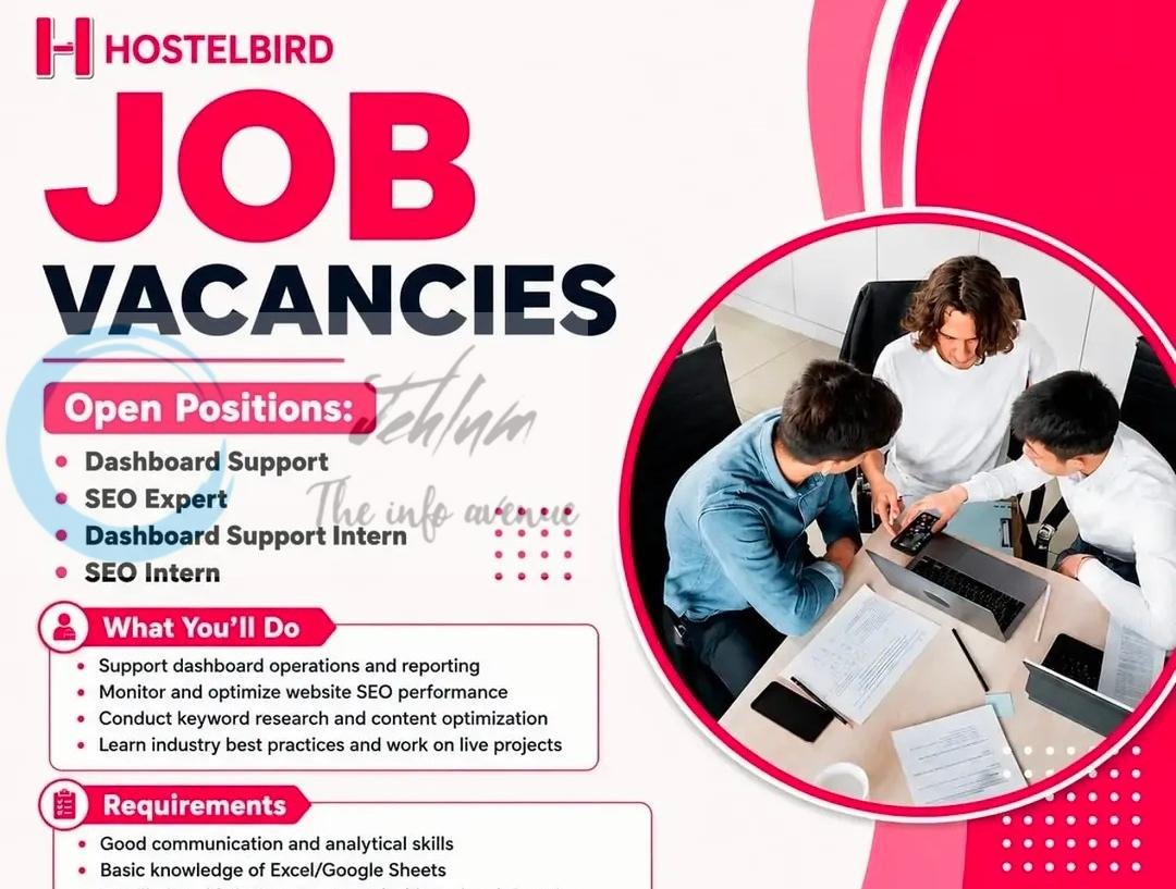 Hostelbird Srinagar SEO Expert Dashboard Support Internship opportunities 2026 1 Hostelbird Srinagar SEO Expert Dashboard Support Internship opportunities 2026